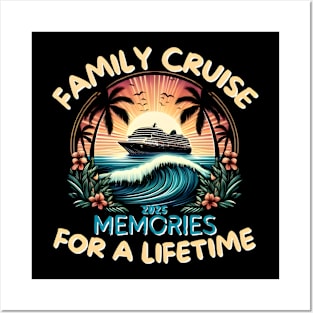 Family Cruise 2025 Family Matching Cruise Vacation Party Posters and Art